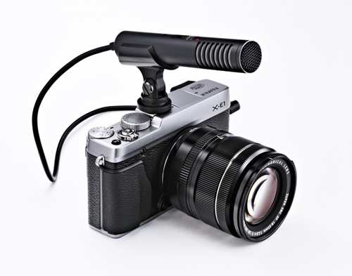Fujifilm X-E1 mikrofon Foto-Kurier